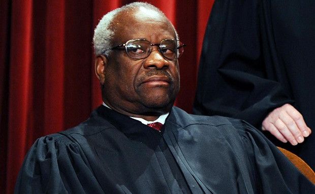After 10 Years Of Silence Justice Clarence Thomas Asks Question During