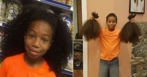 Meet The Kindhearted Little Boy Who Grew Out His Hair For Kids